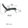 Шезлонг DEI- Bistro Chaise Longue