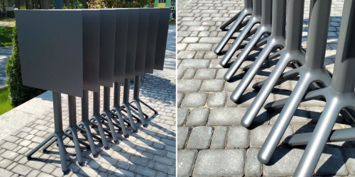 Стол барный VLL- SCAB Nemo 5075 Н109 70x70 (антрацит)