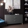 Комод с ящиками и тумбами 80х139х40 см KOD- КМ-14 Хюгге
