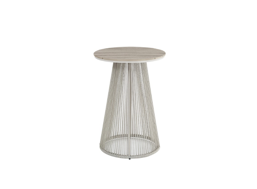 Стол садовый барный VTR- ODBT-20 (Изола) дрифтвуд грей + айвори