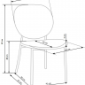 Стул обеденный мягкий PL- Halmar K-398