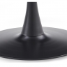 Стол обеденный CRV- "OLSEN" Wooden top Black base Metal base, sintered stone top