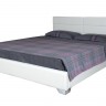 Двуспальная мягкая кровать с подъемным механизмом TPRO- EAGLE LAGUNA 1600х2000 white/chrome E2271