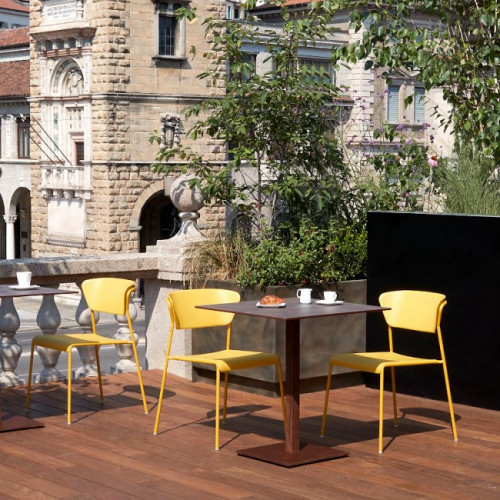 Стул пластиковый VLL- SCAB LISA 2865 (молочный, светло-серый, желтый)