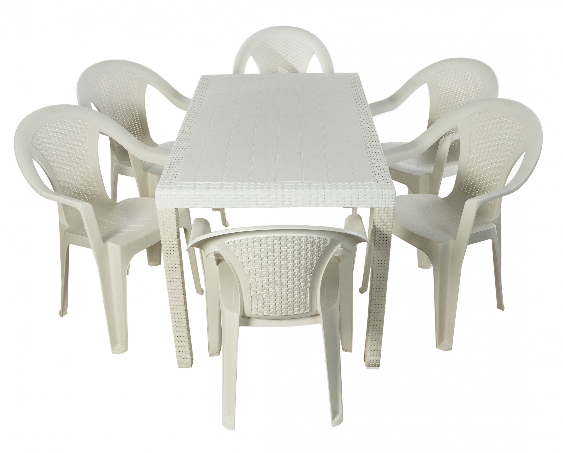 Набор садовой мебели OST- Progarden Стол Joker+кресло Ischia Белый