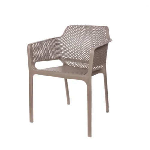 Комплект Nardi DEI- стол Clipx 70 см + 4 кресла Net, tortora