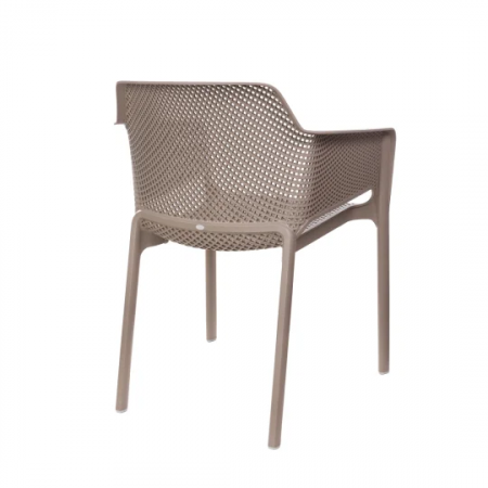 Комплект Nardi DEI- стол Clipx 70 см + 4 кресла Net, tortora
