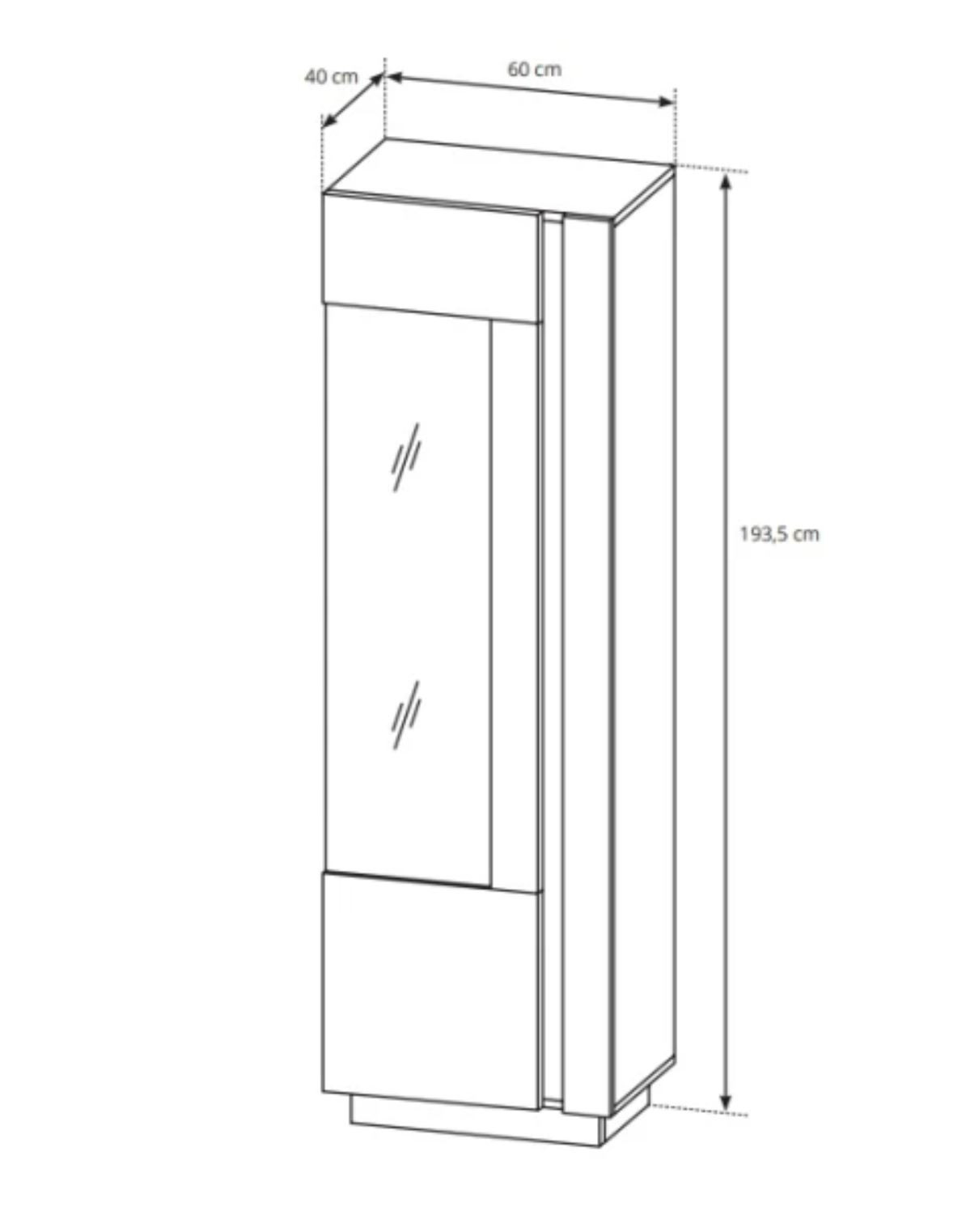 Стенка Perfect Home Arco (Marco) белый глянец/дуб грандсон
