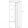 Стенка Perfect Home Arco (Marco) белый глянец/дуб грандсон