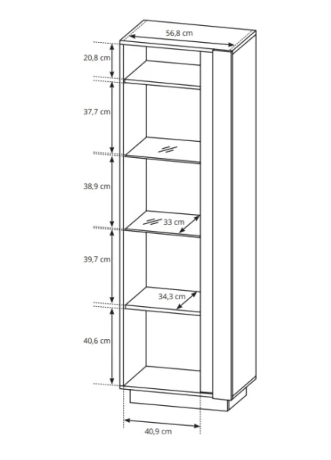 Стенка Perfect Home Arco (Marco) белый глянец/дуб грандсон