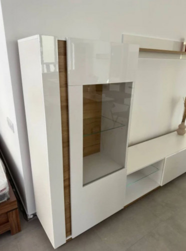 Стенка Perfect Home Arco (Marco) белый глянец/дуб грандсон