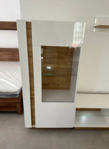 Стенка Perfect Home Arco (Marco) белый глянец/дуб грандсон
