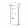 Стенка Perfect Home Arco (Marco) белый глянец/дуб грандсон