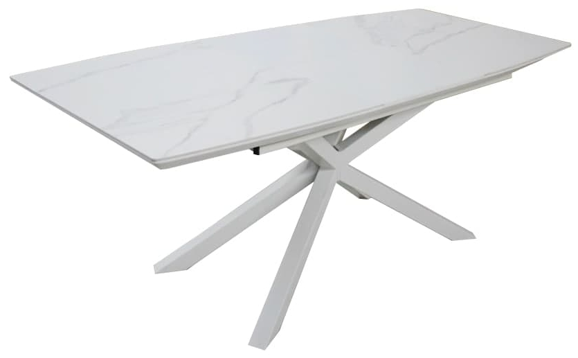 Стол обеденный модерн DSN- DT 888B белый, керамика