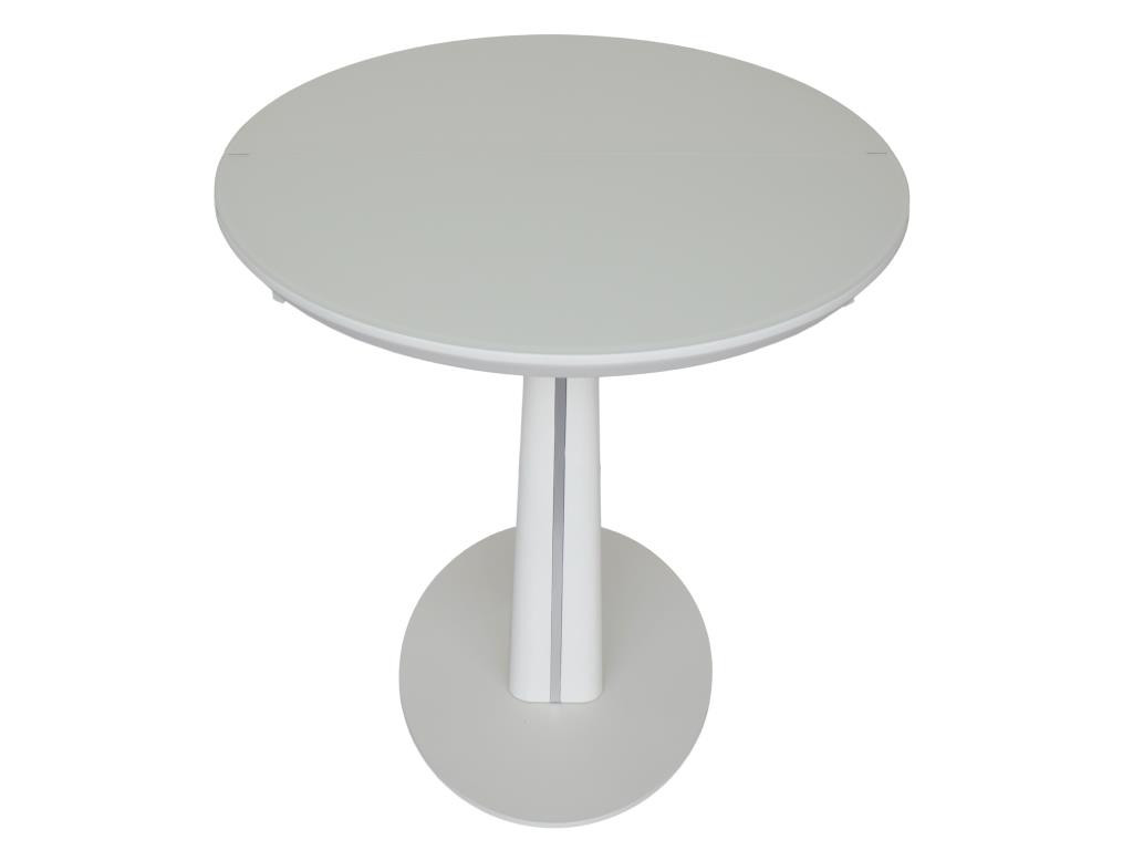 Стол обеденный Avn- HT3709 120-155x85 Glass White