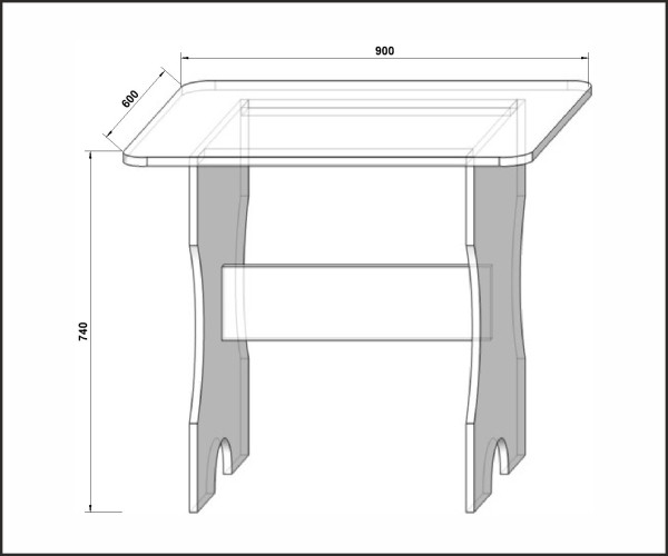 Стол обеденный MCN- КС-1