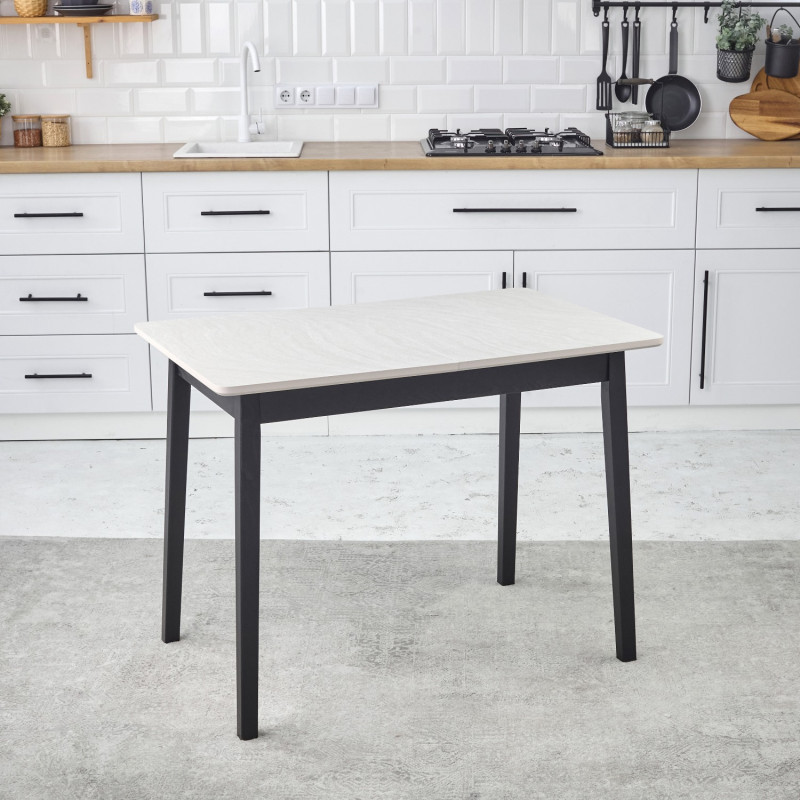 Комплект кухонной мебели Ont- Антонио 100 Серо-бежевый+ 4 Стула Дарио серые