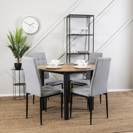 Стул кухонный MEBEL ELITE Тех серая ткань