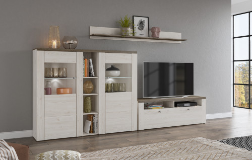 Стенка в гостиную Helvetia LARONA 244BDZ10 (трюфель сонома)