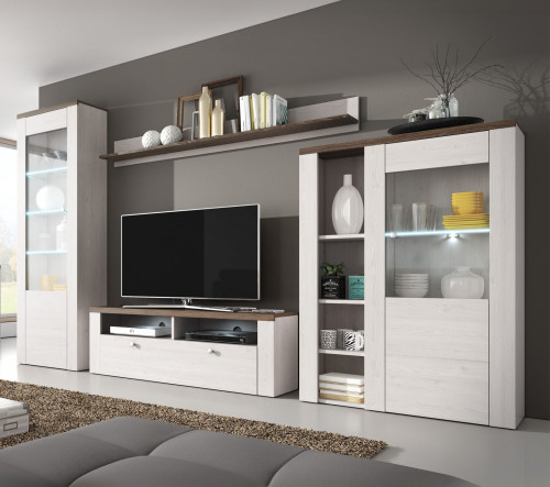 Стенка в гостиную Helvetia LARONA 244BDZ10 (трюфель сонома)