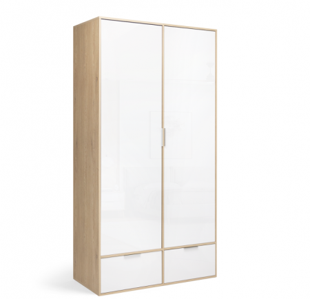 Шкаф двух дверный MRK- Оливия 2д2ш