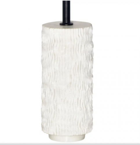 Стол журнальный d-35 см CRV- Tilt, White banswara marble (белый) 1