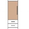 Дверь и ящики для шкафа 70 Helios (Гелиос) PL- Helvetia