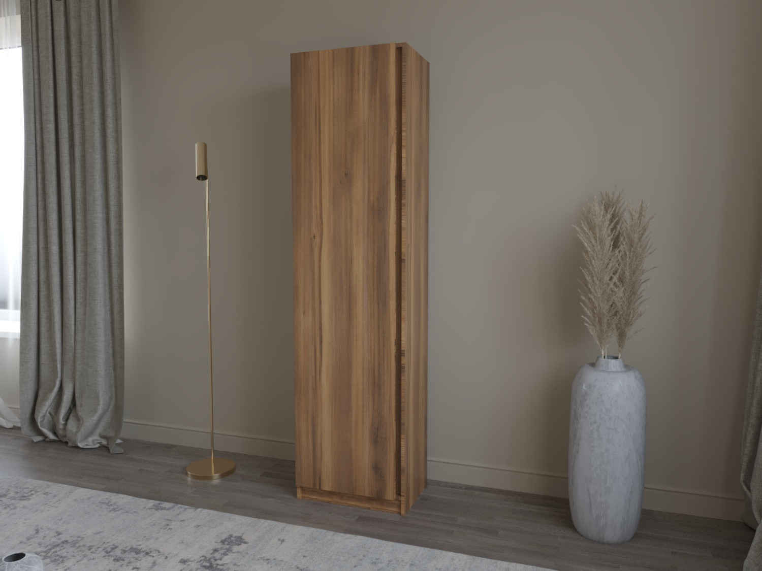 Шкаф-пенал на 1 дверь ViA- Таун Т-5