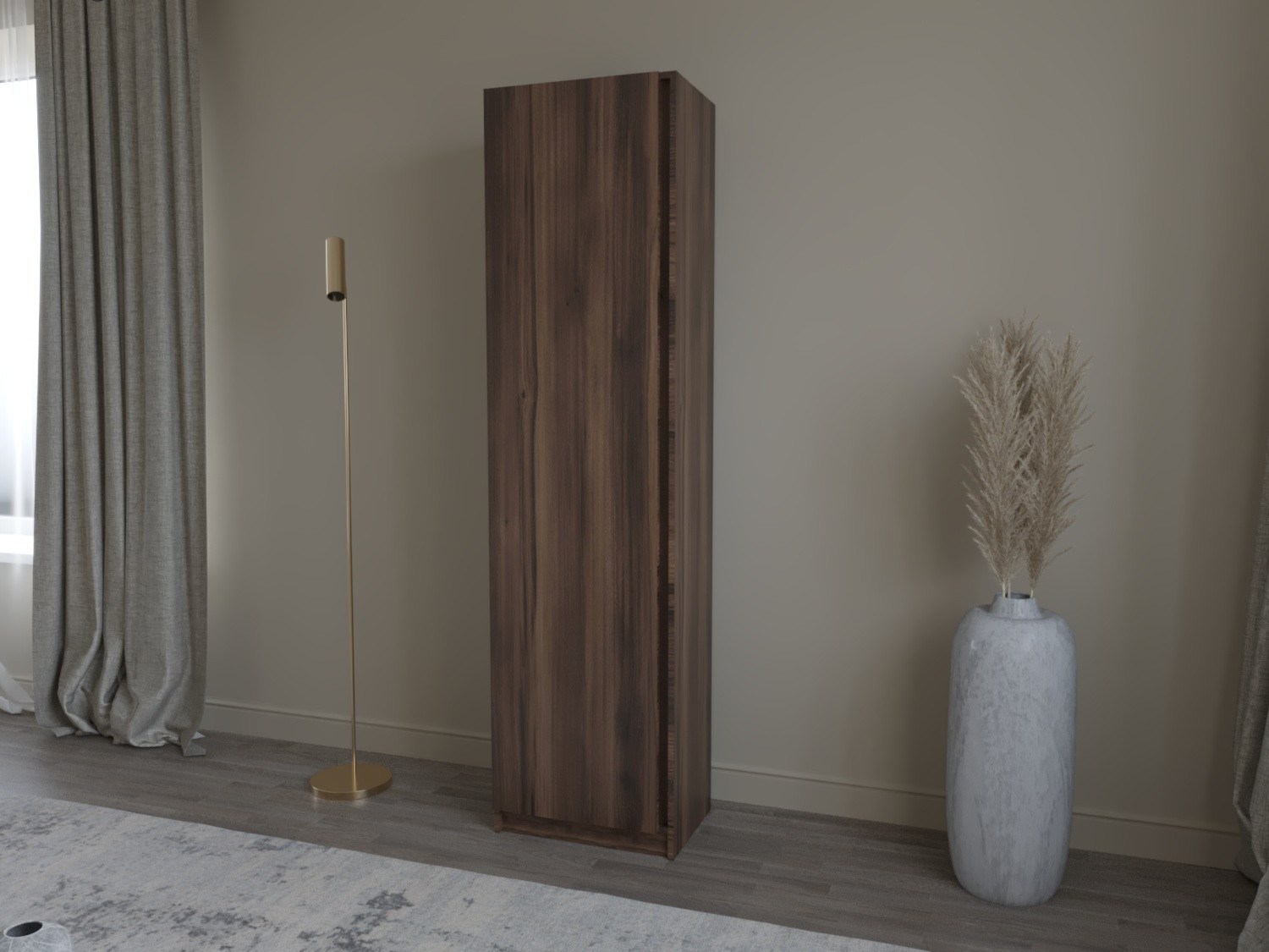 Шкаф-пенал на 1 дверь ViA- Таун Т-5