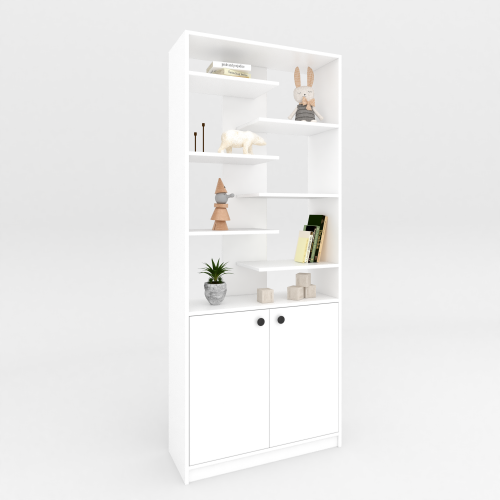 Шкаф оригинальный 195х80х30 см KOD- ШК-о-детская (белый)