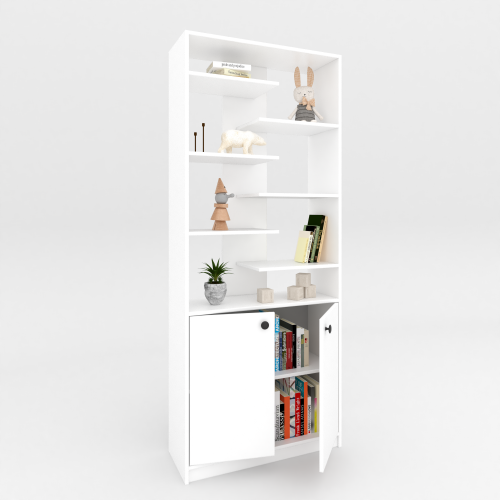 Шкаф оригинальный 195х80х30 см KOD- ШК-о-детская (белый)