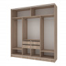 Шкаф для одежды DRS- Норман (200х54х220 см) Сонома