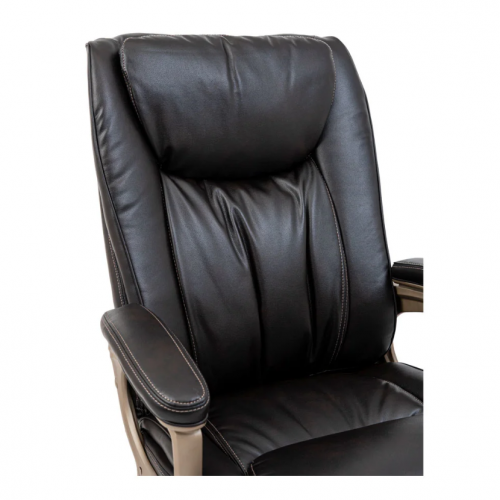 Кресло офисное  RCH- Магнат Пластик Голд М-2 кожа темно-коричневая
