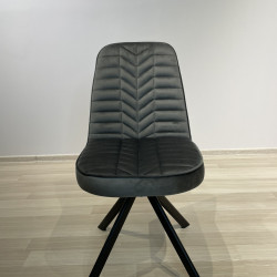 Обеденный стул  Art-Deco EXI-AVIGNON DARK GRЕY ML67 BLACK