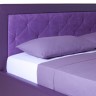 Двуспальная мягкая кровать с подъемным механизмом TPRO-  IRMA lift 1600x2000 violetEAGLE  E2400