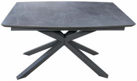 Стол обеденный модерн DSN- DT 888B серый, керамика