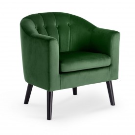 Мягкое кресло для отдыха PL- HALMAR MARSHAL темно-зеленый
