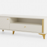 Тумба ТВ Forte FORREST HILLS FTHT121 LB 140см белый-золото