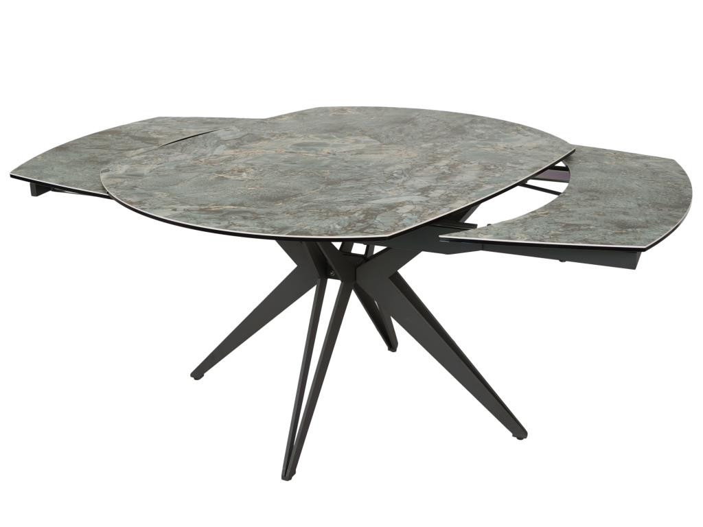 Стол керамический Avn- HT93018 130-190x100 Glass Ceramic Dark Brown