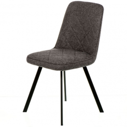 Стул обеденный TPRO- Justin dark grey Е7368