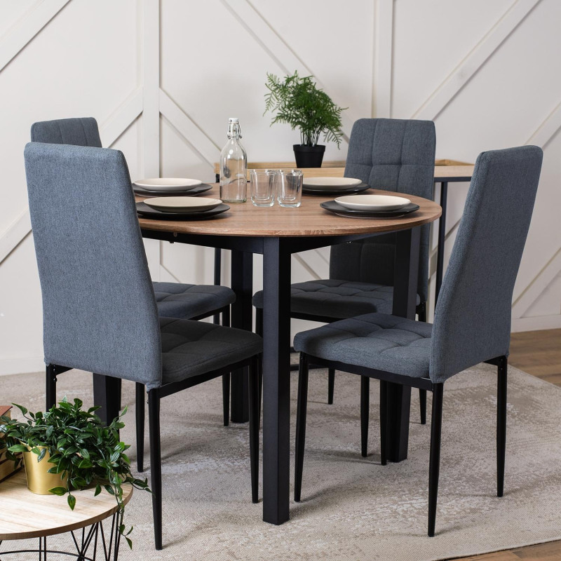 Стул кухонный MEBEL ELITE Тех темно-серая ткань