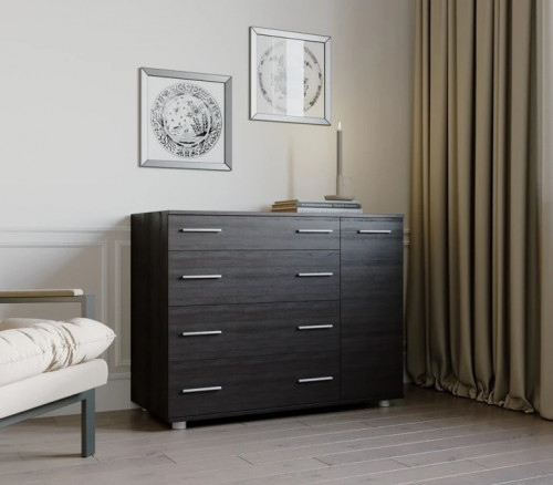 Комод для спальни EVR- К-3 (телескопы) венге темный