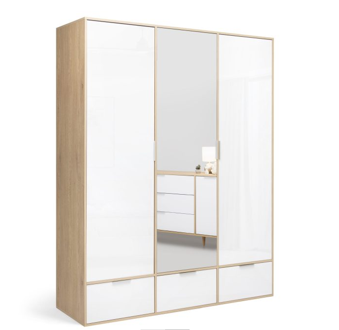 Шкаф трех дверный MRK- Оливия 3д3ш 