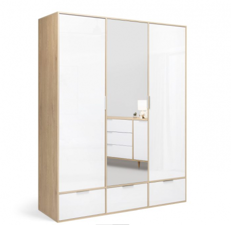 Шкаф трех дверный MRK- Оливия 3д3ш 