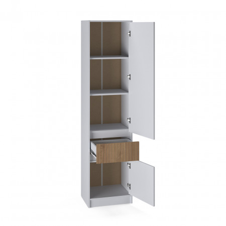 Пенал закрытый EVR- Стайл-500 белый + фасад каннела