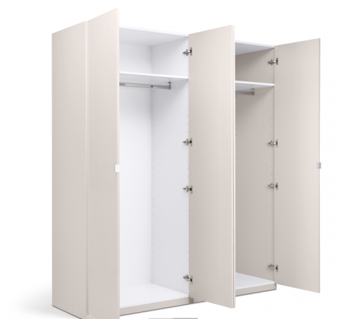 Шкаф MRK- Лилу Глянец Кашемир 4 двери 