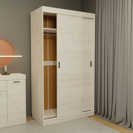 Шкаф-купе на 2 двери EVR- Соната-1200 крафт белый