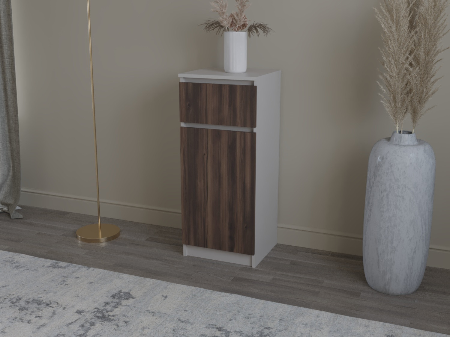 Тумба на 1 шухляду и 1 дверь ViA- Таун ТТ-6