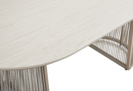 Стол садовый обеденный VTR- ODT-25 (Портофино) дрифтвуд беж + айвори 