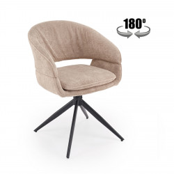 Стул поворотный HALMAR K-602 капучино/чёрный